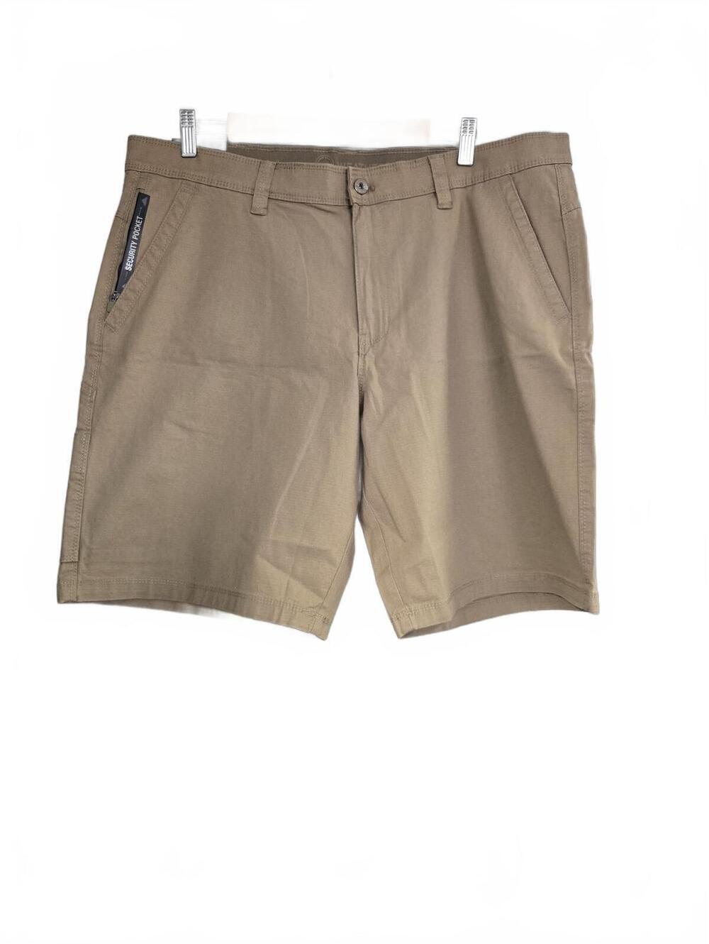 Weatherproof Men's Khaki Trail Utility Shorts 38W 10" Inseam